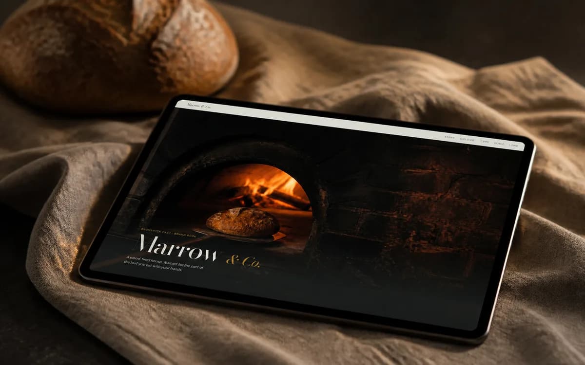Marrow & Co.: Interactive brand book